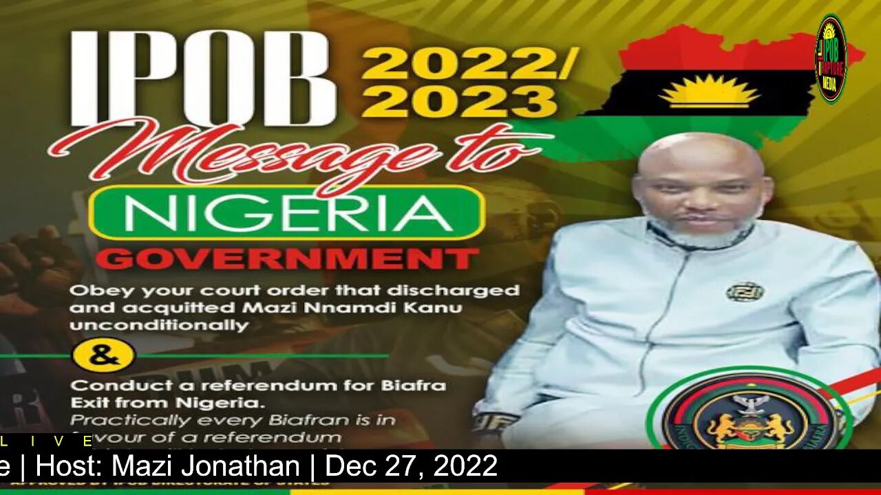 Welcome To The University Of Radio Biafra | Hausa - Service | Host: Mazi Jonathan | Dec 27, 2022