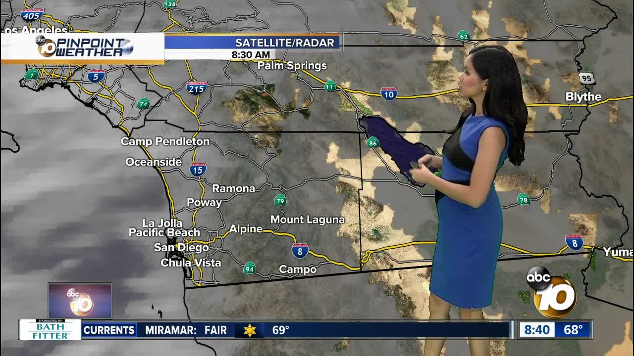 10News Pinpoint Weather for Sun. Sept. 22, 2019