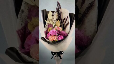 Origami Bouquet 💐 Flowers 🌸- Easy Paper Crafts - Shorts Ideas 💡