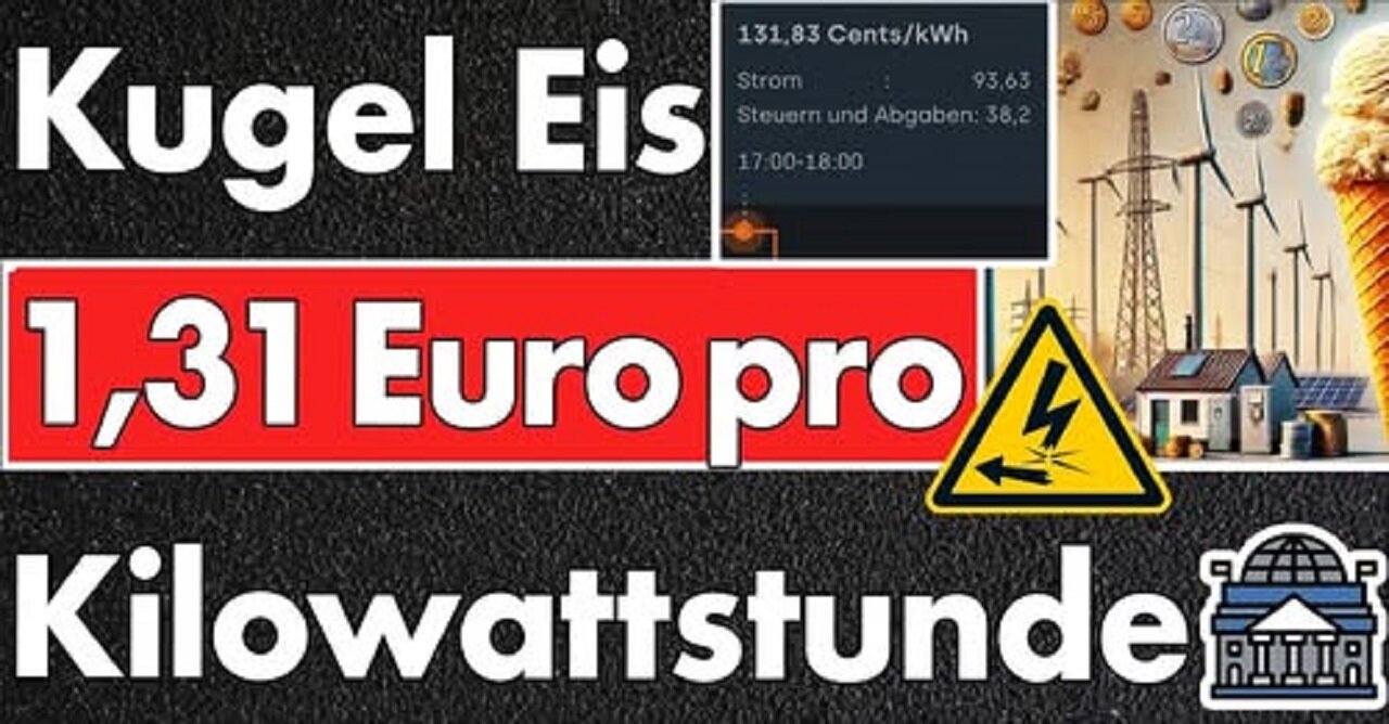 Strompreise explodieren: 1,31 Euro pro kWh – Wann ist Ende? Von wo kommen 5 GW Strom?