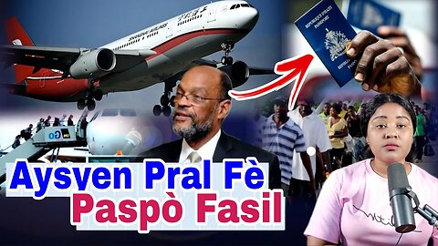 Flasch:Gouvènman Ariel Peté Plafon Li Ouvri Pòt Pou Aysyen Ki Nan Biden Yo Fè Pasport Pi Fasil /IFSI