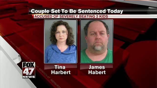 Parents set to be sentenced for abusing their children