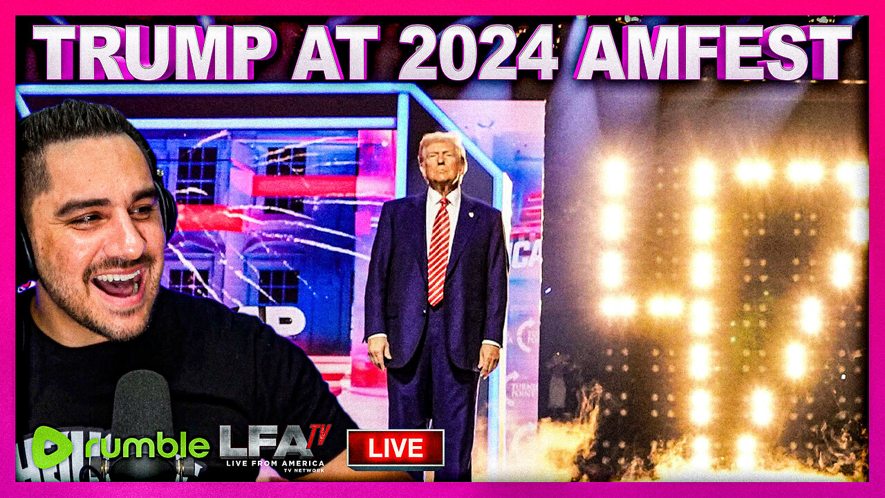 TRUMP’S LEGENDARY SPEECH AT 2024 AMFEST | BASED AMERICA 12.23.24 @6PM EST