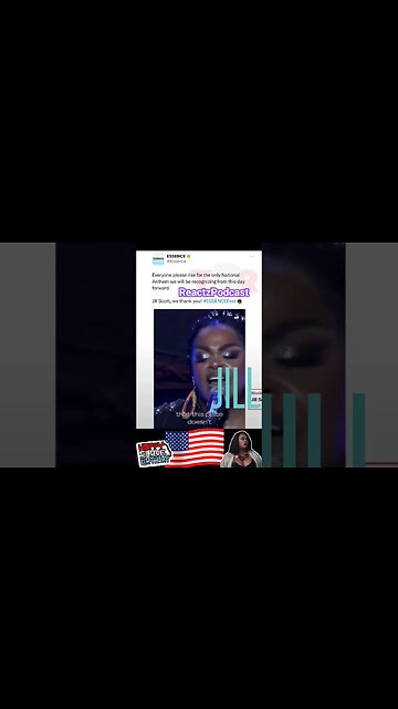 The New 🇺🇲 National anthem.. Jill Scott killed it! 🤔🫡