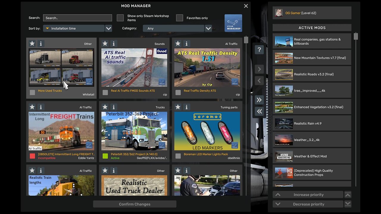 How to Add Mods to American Truck Simulator on Steam