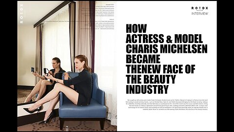 ROIDX INTERVIEW: "HOW ACTRESS & MODEL CHARIS MICHELSEN BECAME THE NEW FACE OF THE BEAUTY INDUSTRY"