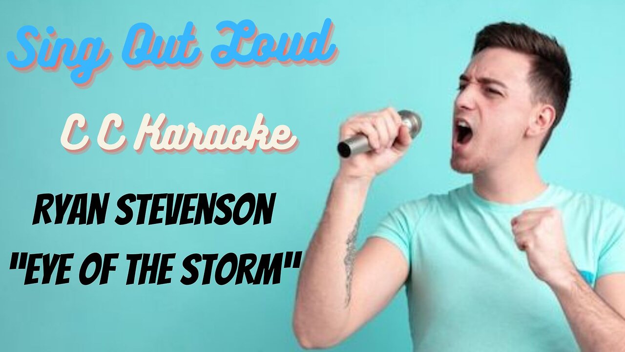 Ryan Stevenson "Eye of the Storm" (BackDrop Christian Karaoke)