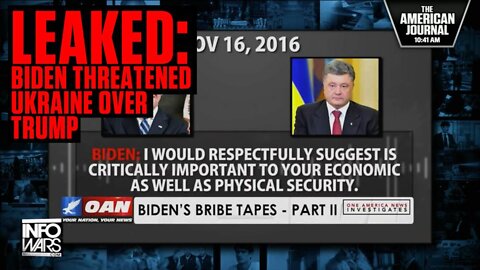 Leaked Audio Shows Biden Threatening Ukrainian President With Assassination