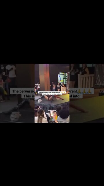 Perversion & not a place for the children. This individual looks so demonic during performance. 🙏