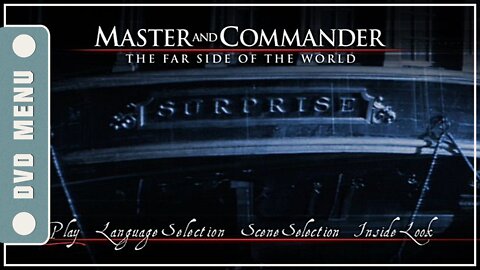 Master and Commander: The Far Side of the World - DVD Menu