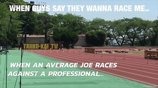 Watch When An Average Joe Races Against A Professional