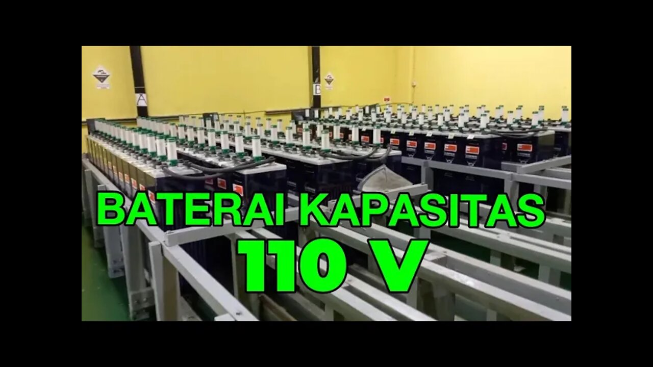 Baterai rangkaian seri bisa mencapai 110 volt