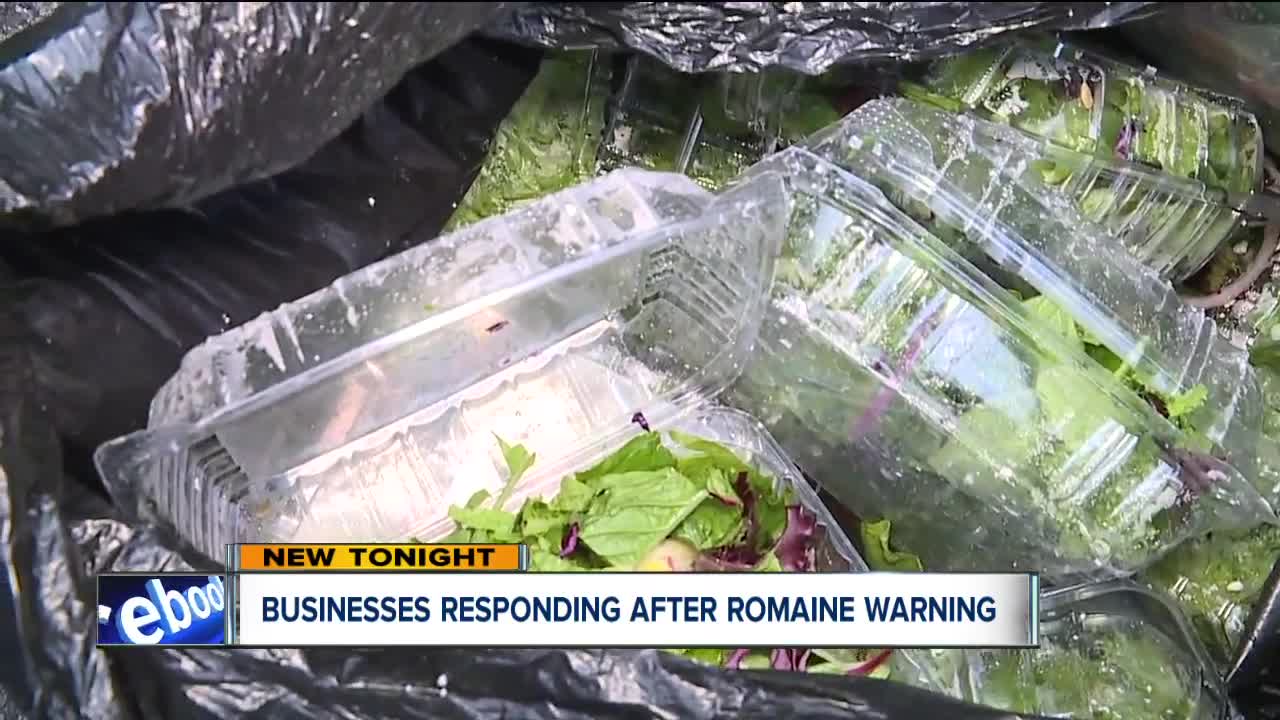 Area restaurants adjust after CDC's warning about romaine lettuce