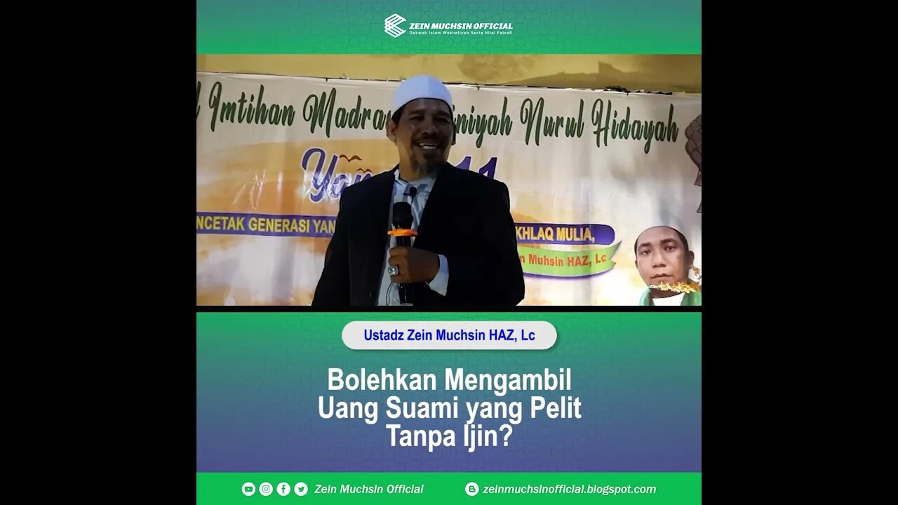 Hukum Mengambil Uang Suami Yang Pelit - Ustadz Zein Muchsin