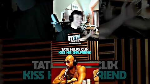 Tate HELPS fortnite streamer Clix get his first kiss..😂😂