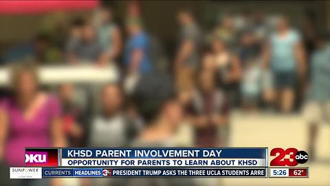 KHSD hosts Parent Involvement Day