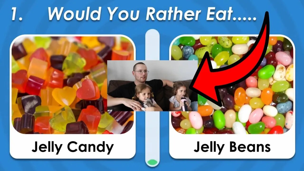 *DAD vs DAUGHTERS* Would You Rather Eat Challenge!