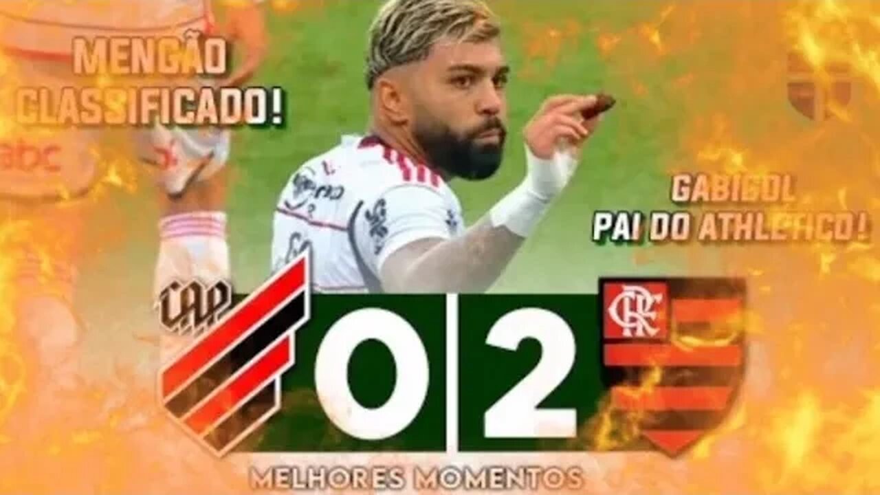 Athletico-PR 0 x 2 Flamengo | Melhores Momentos | HD 12/07/2023