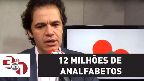 IBGE indica que Brasil tem quase 12 milhões de analfabetos