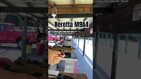Beretta M9A4, starting the review initial review video coming soon.