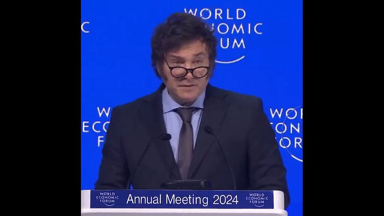 Javier Milei addresses World Economic Forum in Davos | Translated FULL SPEECH