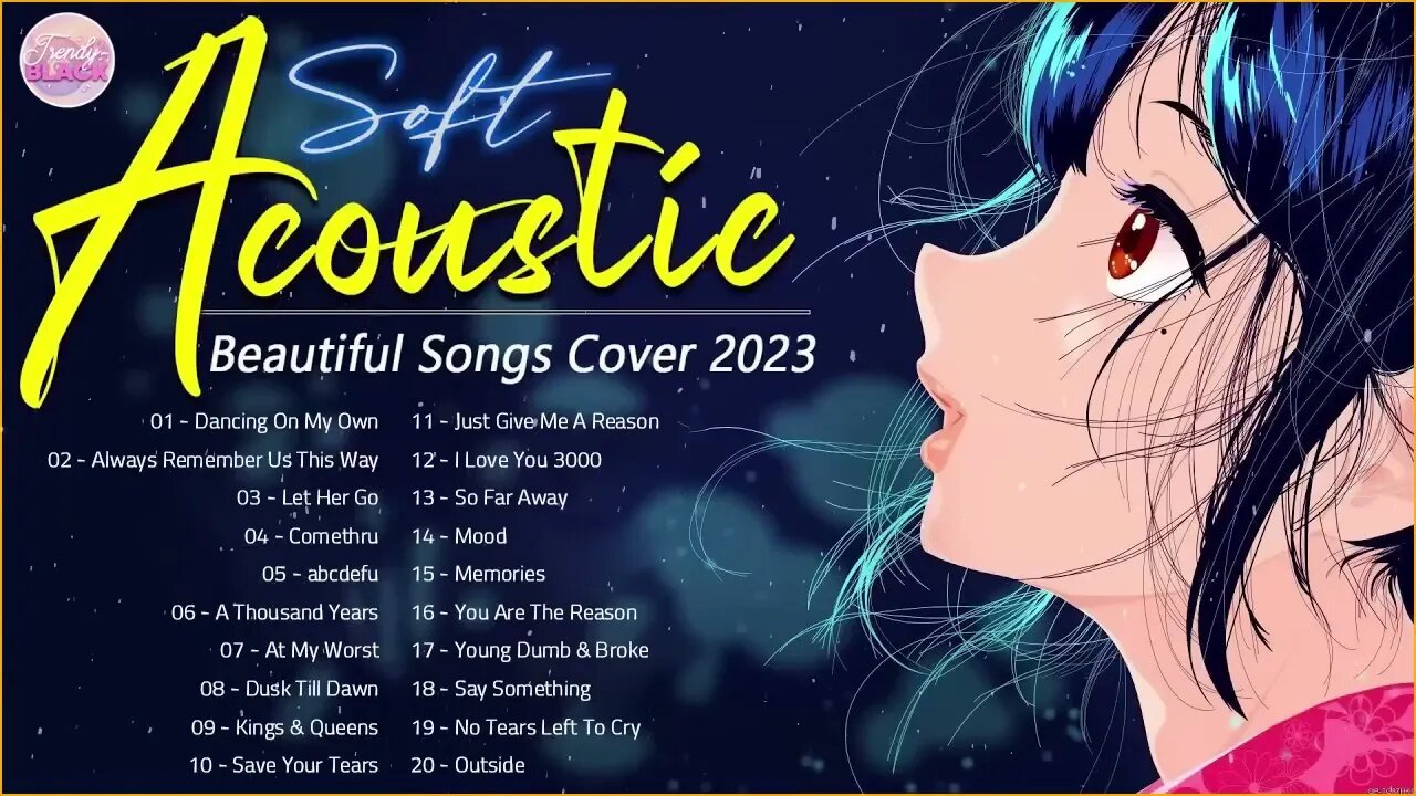 Chill English Acoustic Love Songs Cover Playlist 2023 ❤️ Soft Acoustic Cover Of Popular Love Songs 5