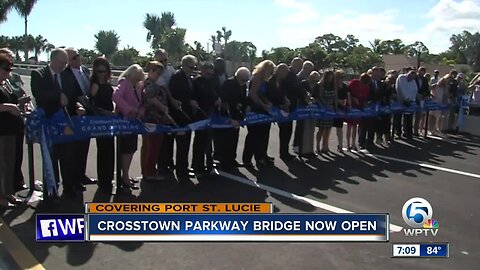 Expansion of Crosstown Parkway opens to the public in Port St. Lucie