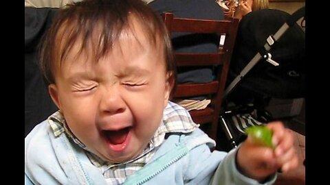 Babies reactions to tasting lemons