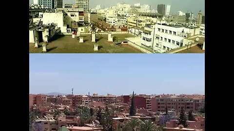 CASABLANCA V's MARRAKECH MOROCCO SKYLINE