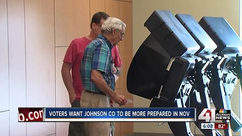 Voters want Johnson County to be more prepared for November