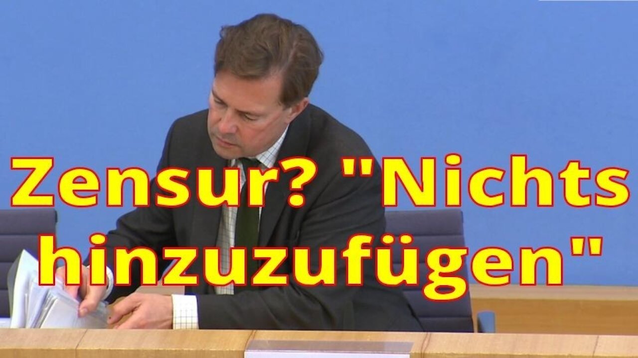 Unglaublich: "Ich habe dem nichts hinzuzufügen" – Seibert schweigt zur Zensur-Welle auf Youtube