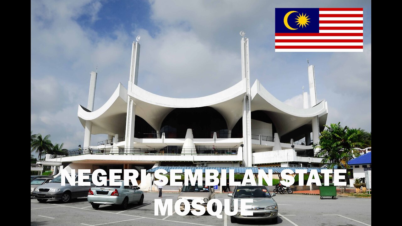 Negeri Sembilan State Mosque (Masjid Negeri, Sembilan) at Seremban, Negeri Sembilan, Malaysia