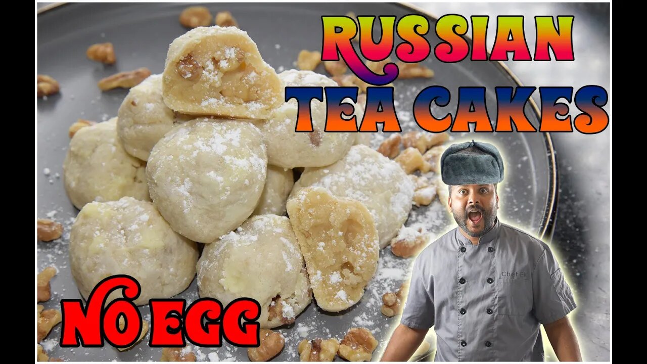 (മലയാളം)Russian Tea Cake, No Egg Cookies In Malayalam