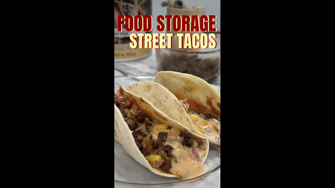 How to make delicious tacos from your food storage!