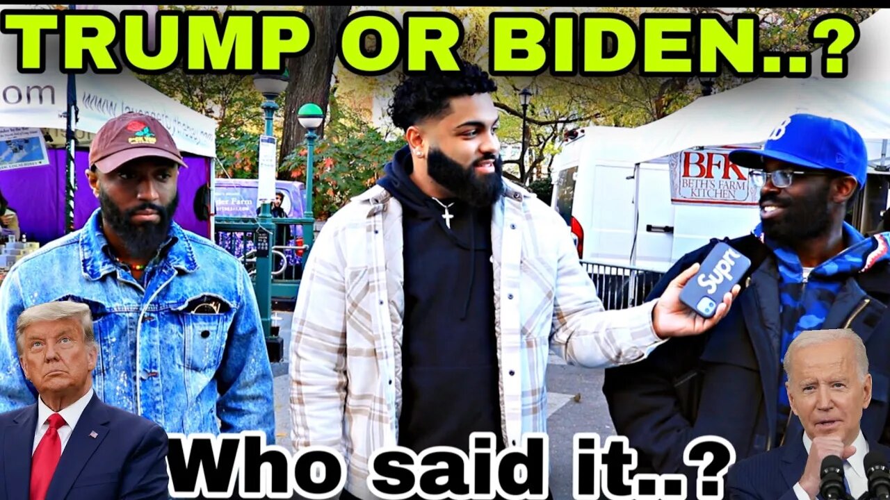 Who said These quotes..Donald Trump Or Joe Biden?
