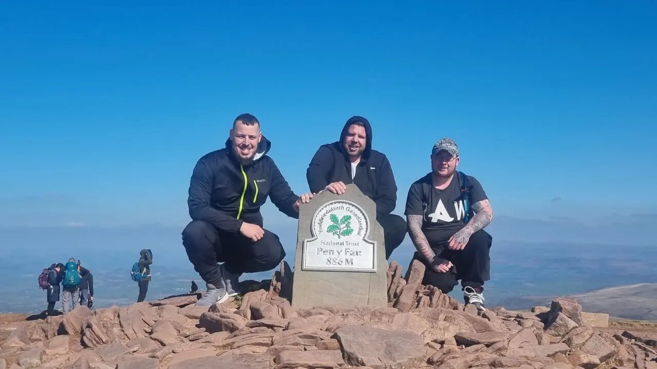 Walking up Pen Y Fan Mountain (Something Different)