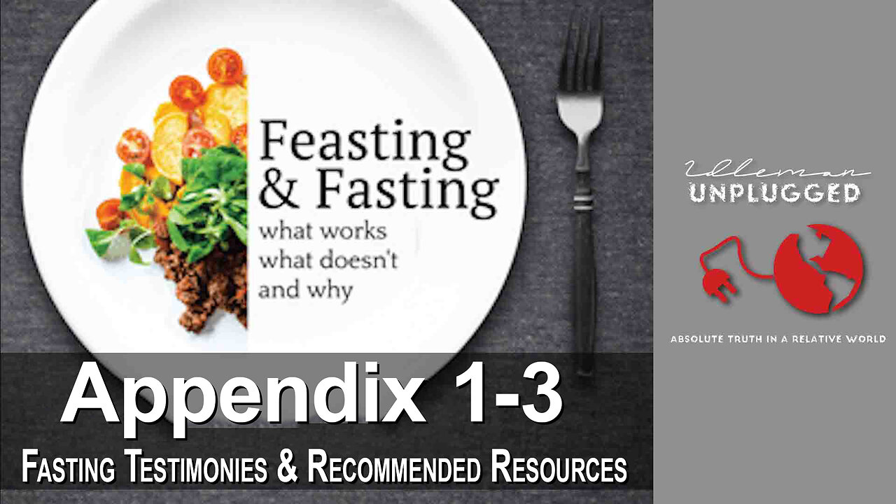 Appendix 1-3: Fasting Testimonies & Recommended | Pastor Shane Idleman