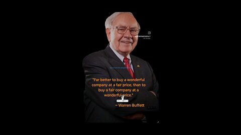 Warren Buffett Said It