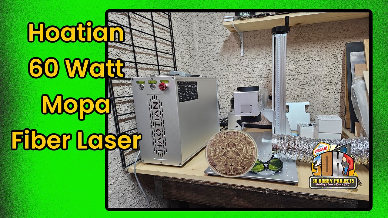 Hoatian 60 Watt Mopa Fiber Laser | Burning and Learning