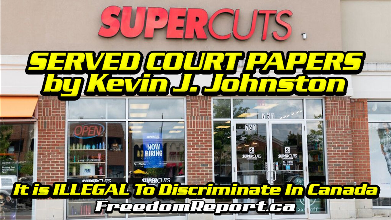 Serving Court Papers To SUPERCUTS Oakville - They Won't Serve People With Disabilities