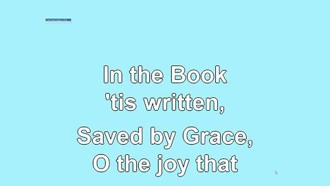 There's a New Name Written Down in Glory Verse 3