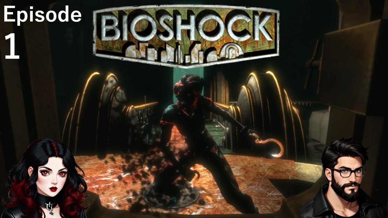 1# This game is Terrifying!!! - Miss Darkness Play's Bioshock (Blind playthrough)