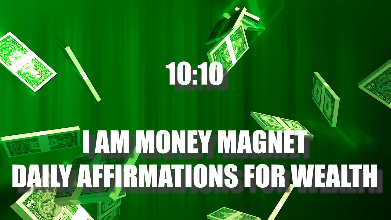 Daily money affirmations | I am money magnet | Listen for 21 days