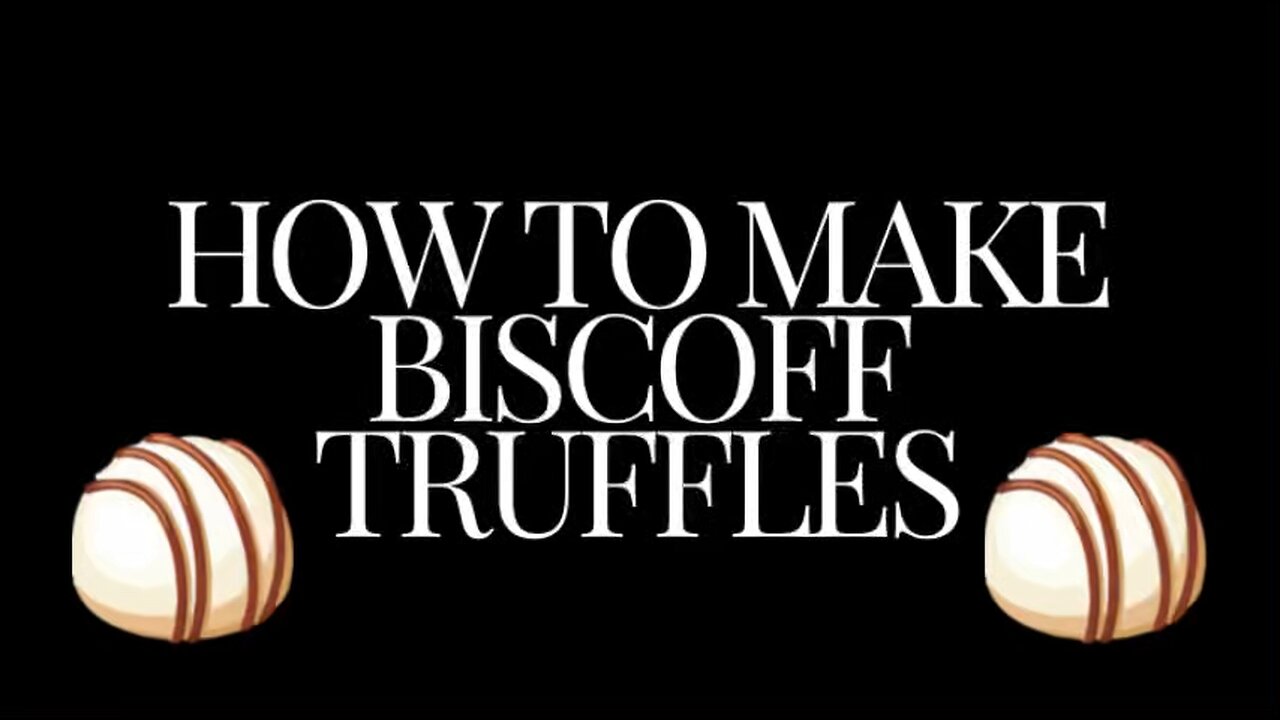 How to make biscoff truffles