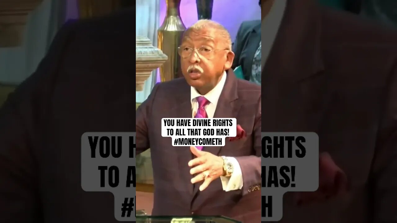 You have divine rights to all that God has! #MoneyCometh
