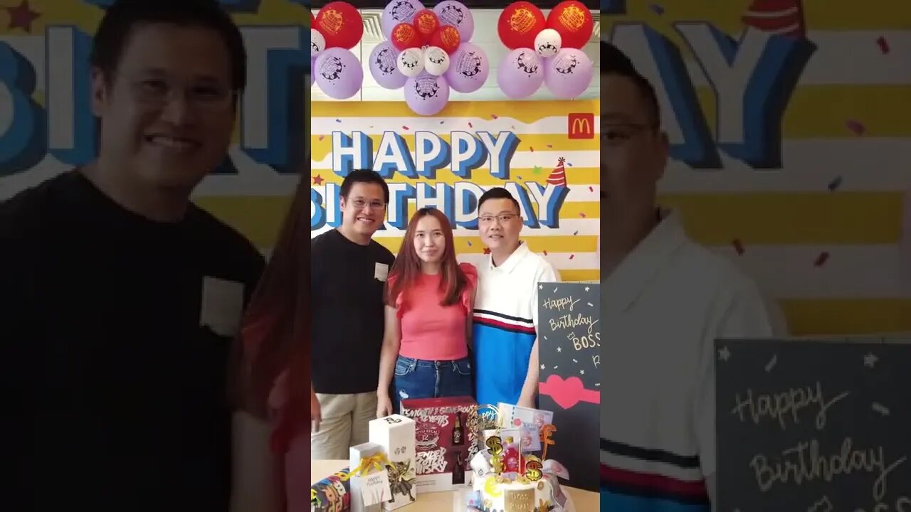 Tech Real Estate (SJ) Boss's Birthday Celebration at McDonald's Center Point, Bandar Utama