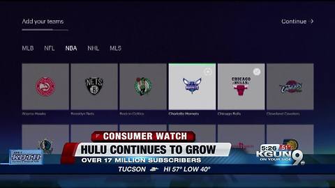 Hulu subscriber numbers top 17 million