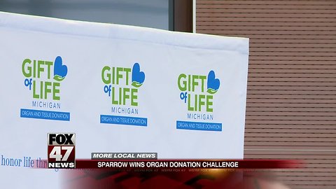 Sparrow wins Gift of Life challenge