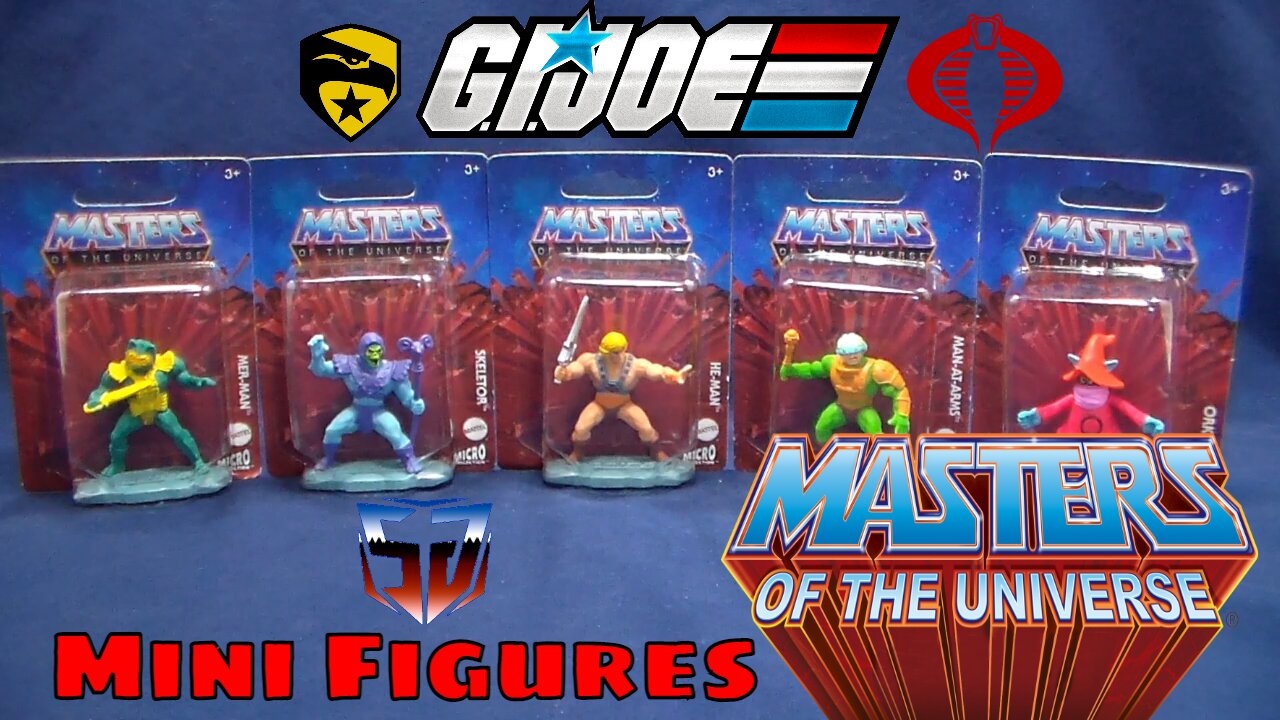 Toy Review Mini He-Man and G.I. Joe Figures