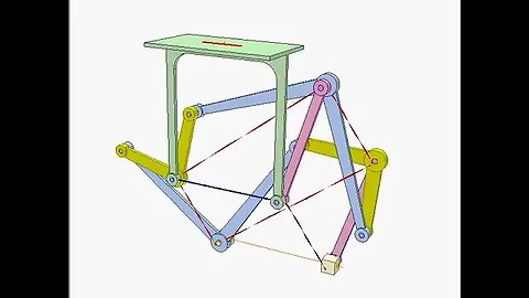 2469 4 V shaped arm mechanism